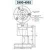 H & H Industrial Products Vertex BT40 Round Tool Setting Stand 3900-4092